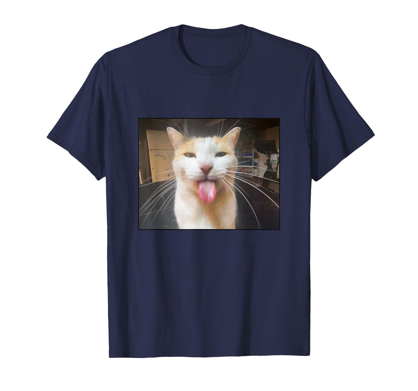 Silly Bleh Cat Meme T-Shirt
