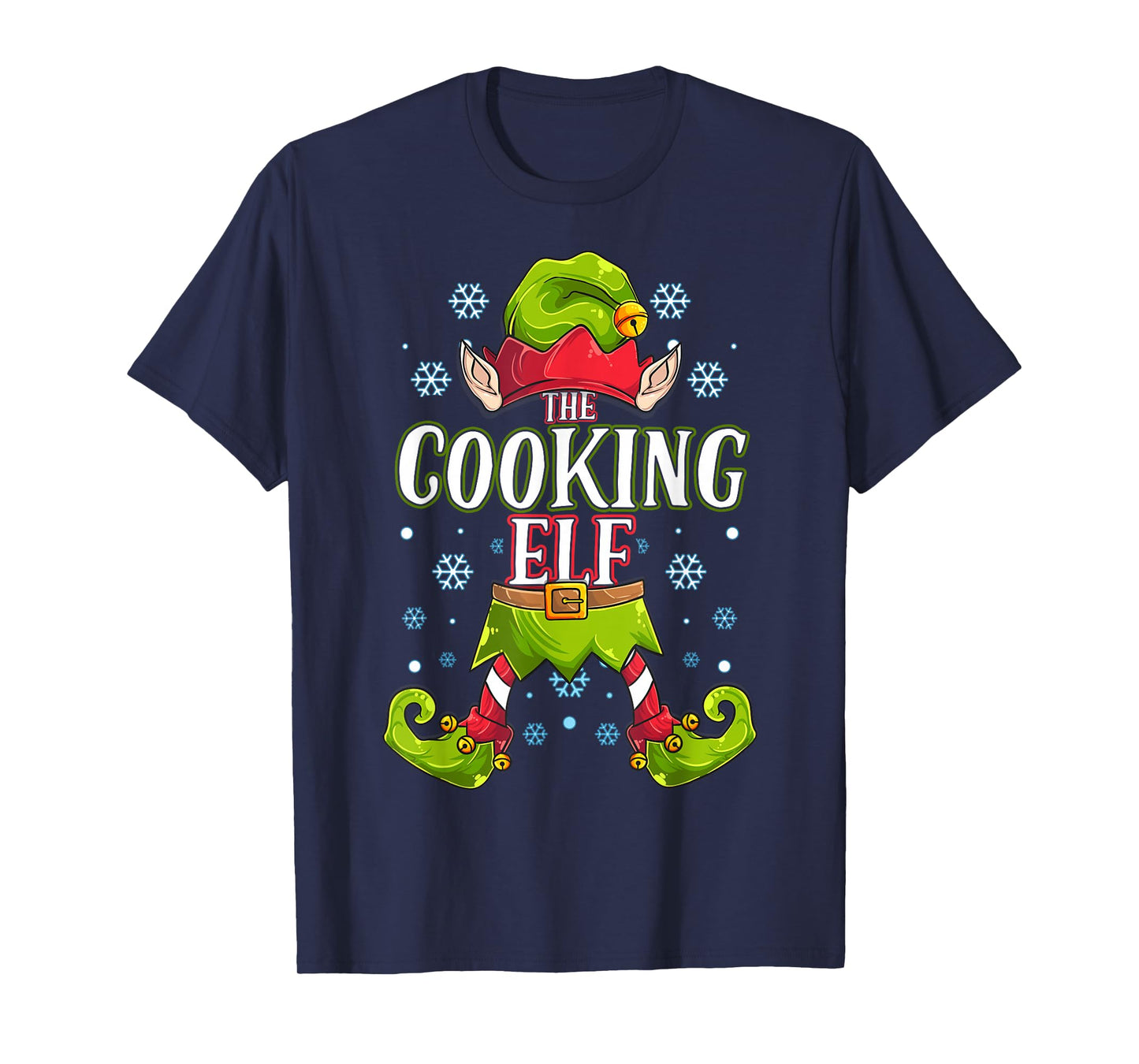 Cooking Elf Matching Family Group Christmas Party T-Shirt