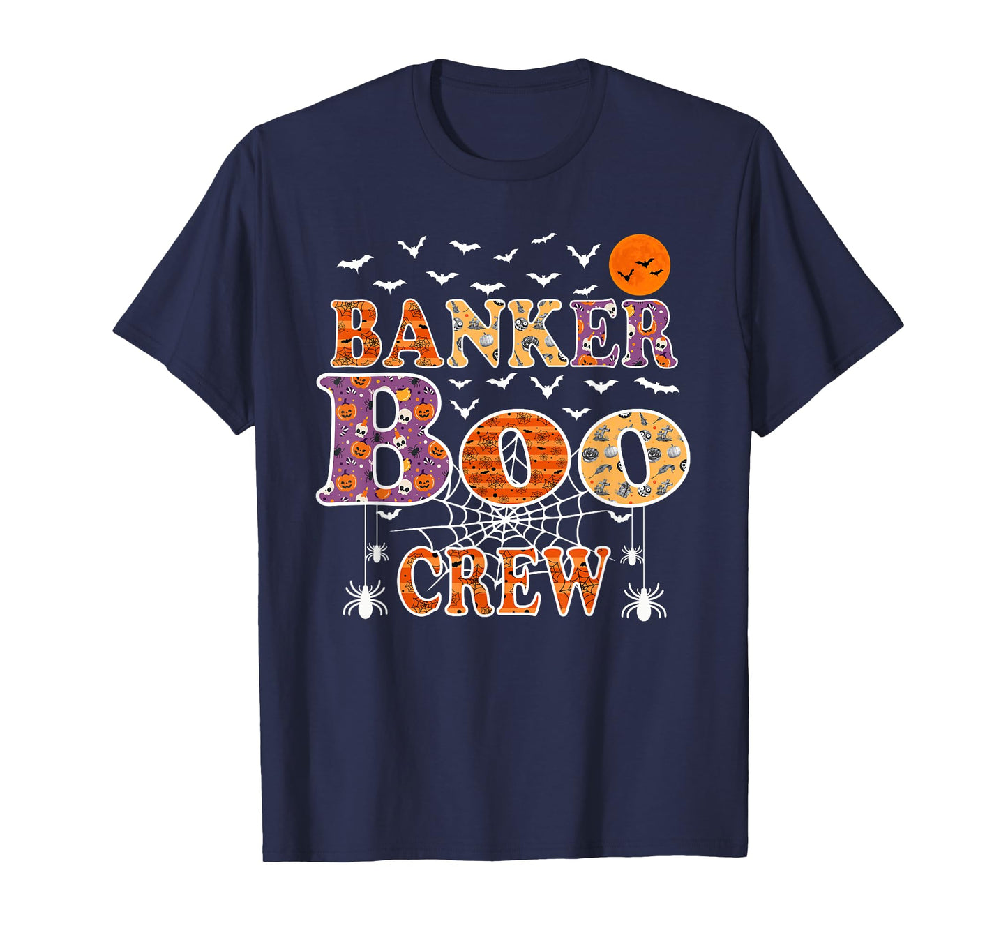 Banker Boo Crew Shirt Funny Halloween Costume T-Shirt