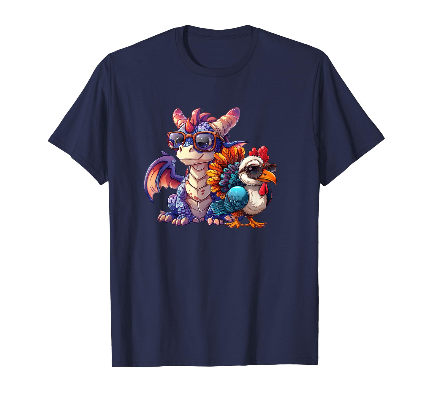 Dabbing Dragon And Turkey - Dragon Thanksgiving T-Shirt