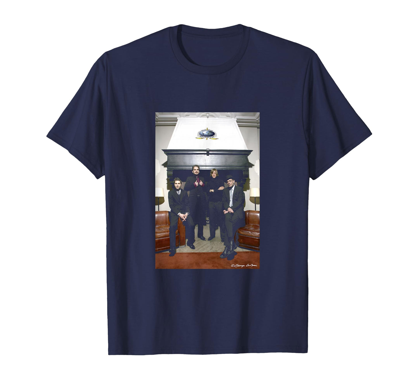 Interpol Band Portrait By George DuBose T-Shirt