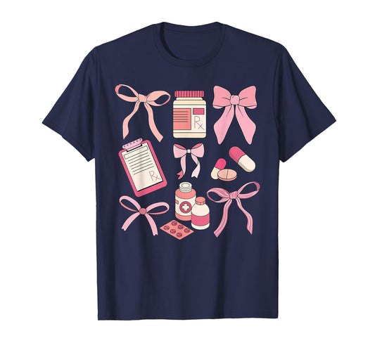 Coquette Pharmacy Tech CPhT Certified Pharmacy Technician T-Shirt