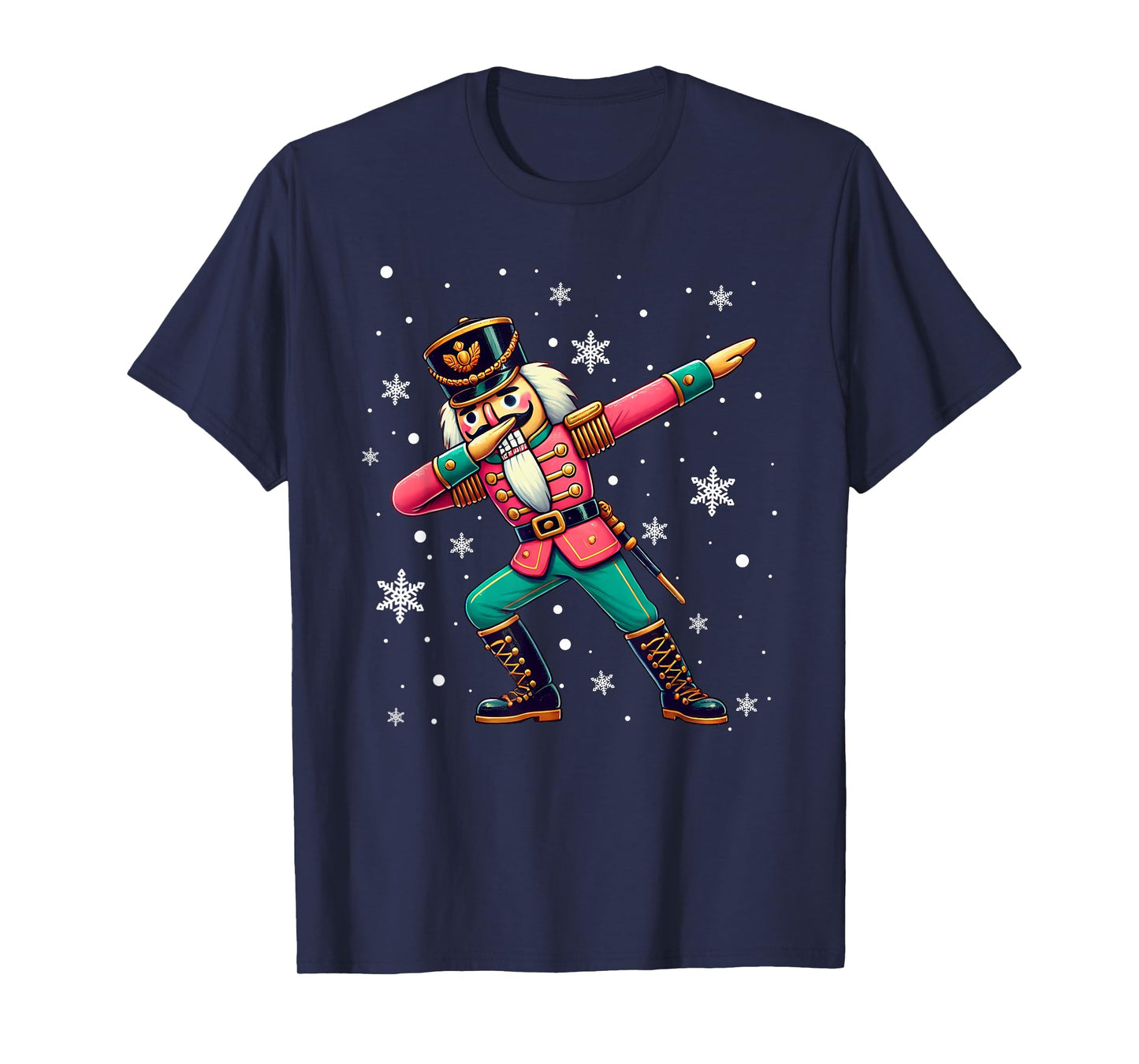 Dabbing Nutcracker Christmas Costume Matching Family Pajama T-Shirt
