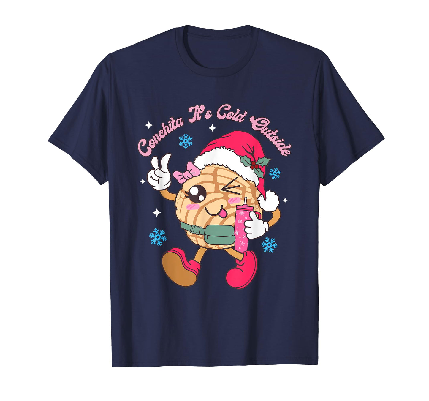 Conchita It's Cold Outside Concha Pan Dulce Mexican Xmas T-Shirt