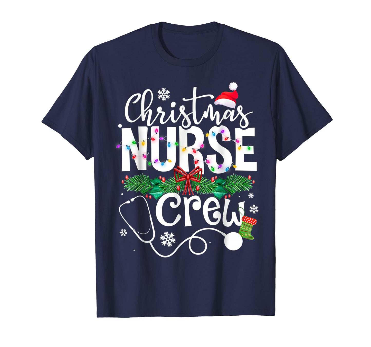 Christmas Nurse Crews Xmas Nursing Matching Holiday T-Shirt