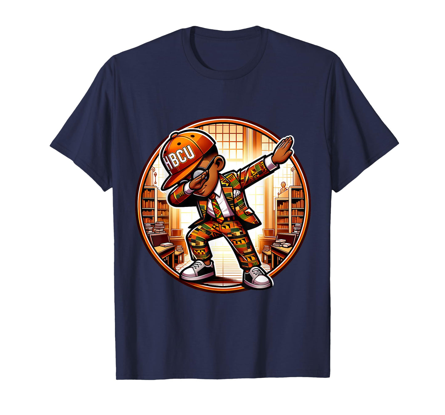 Future HBCU Grad Dabbing Black History Apparel Men Kids BHM T-Shirt