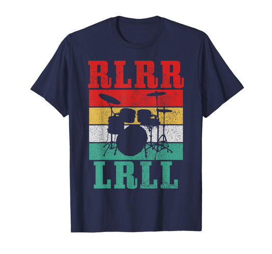 Drummer RLRR LRLL Vintage Drum Kit T-Shirt
