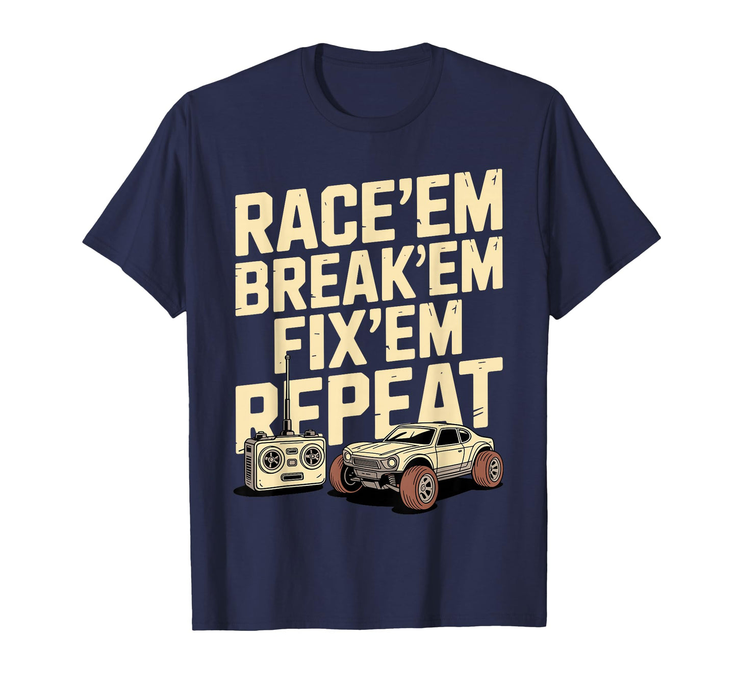 Cool RC Racing Art For Men Women Remote Control RC Car Lover T-Shirt