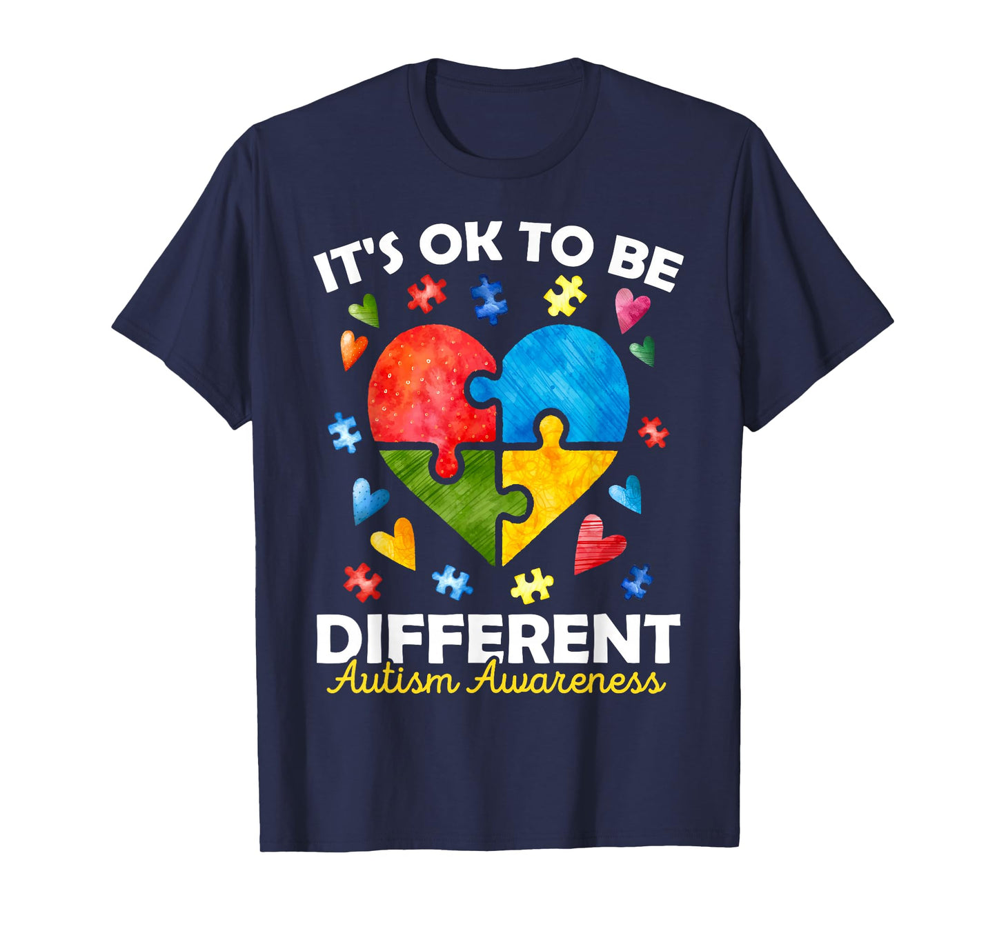 Autism Awareness Valentines Day Autistic Child Kids Toddler T-Shirt
