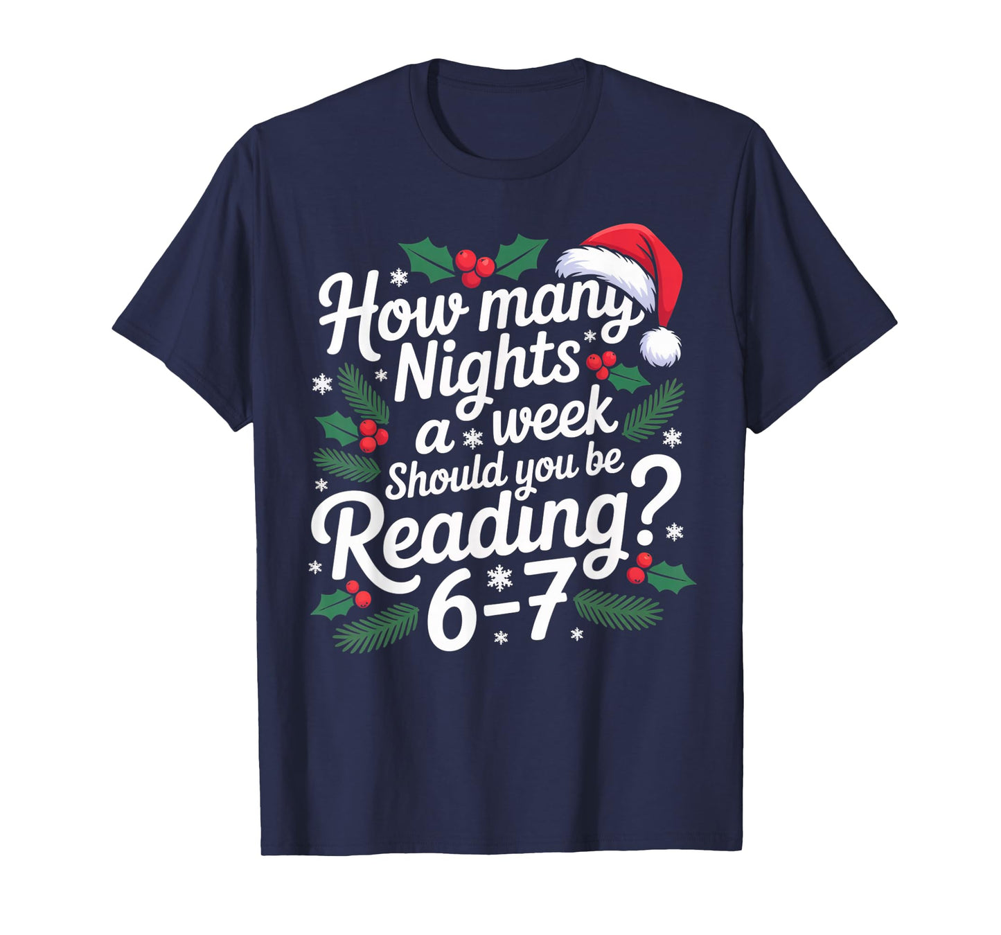 Reading 67 Meme English Teacher Funny 67 Christmas T-Shirt