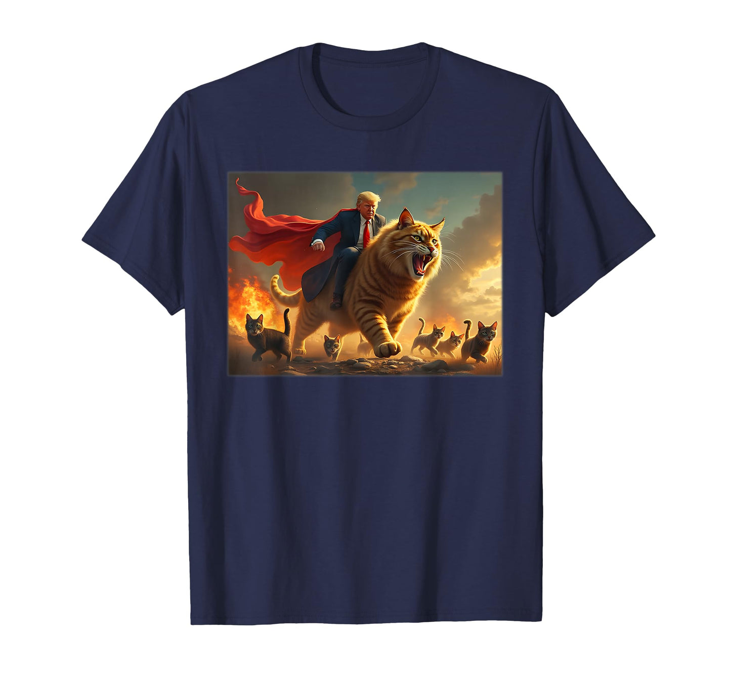 Cats For Trump 2024 Election Meme Donald Trump Sarcastic T-Shirt