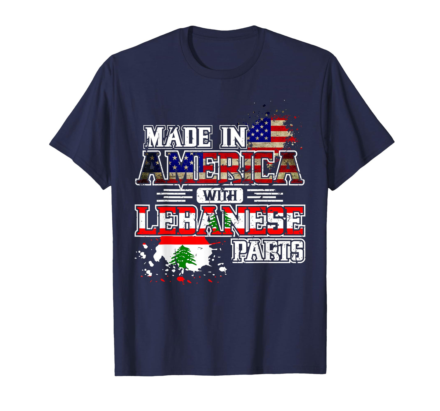 Made in America with Lebanese Parts T-Shirt T-Shirt