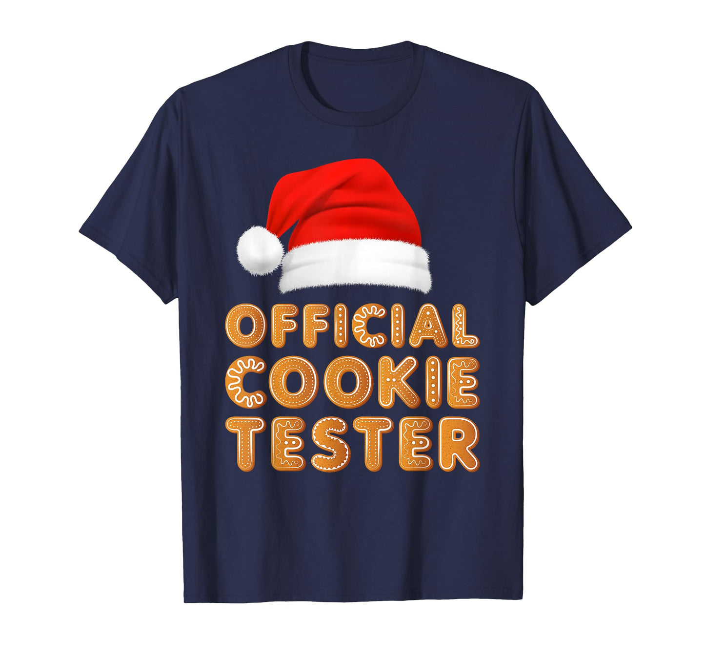 Christmas Baking Crew Official Cookie Tester Xmas Pajamas T-Shirt