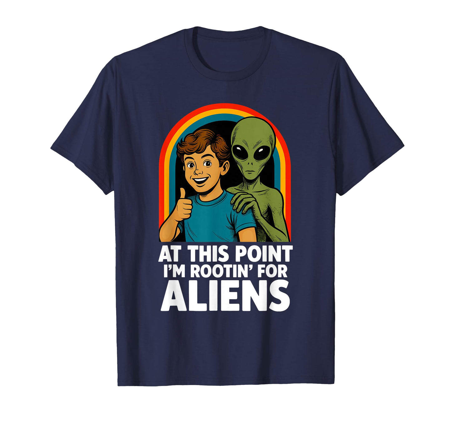 Retro Sarcasm Men Women Kinds Funny Aliens T-Shirt