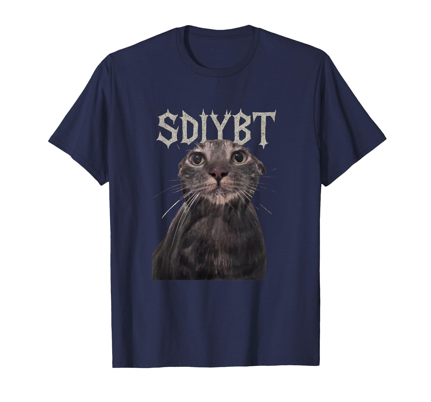 SDIYBT Start Digging in Your Butt Twin Meme Cat T-Shirt