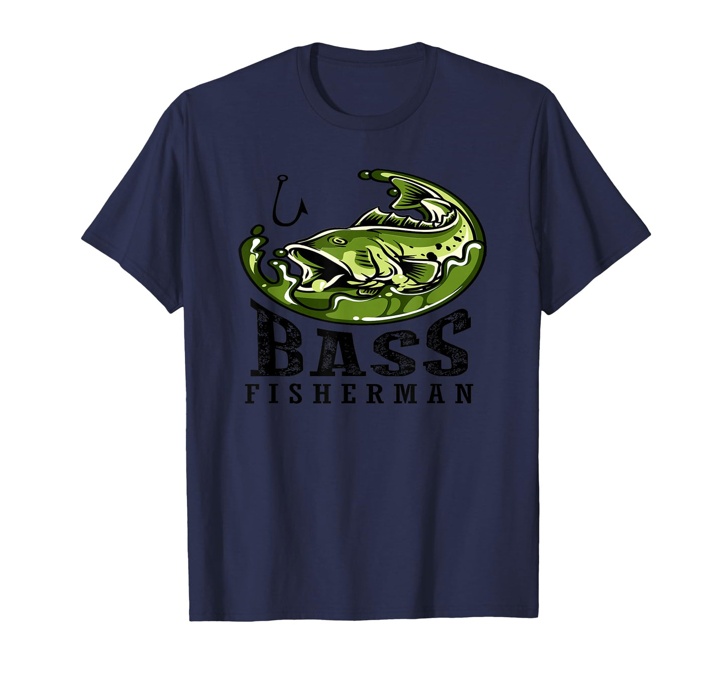 Patriotic Anglers American Bass Pro Whisperer Fisherman T-Shirt