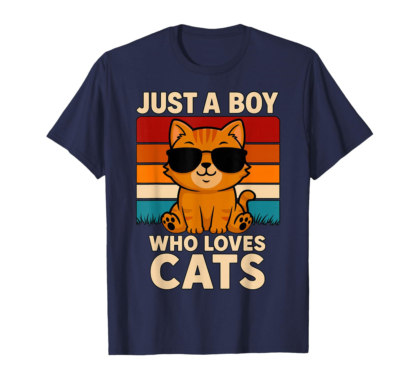 Just a Boy who Loves Cats T-Shirt