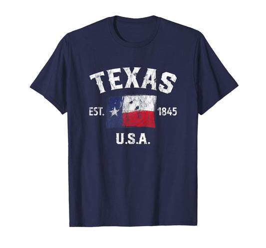 Texas Flag Est. 1845 Pride T-Shirt