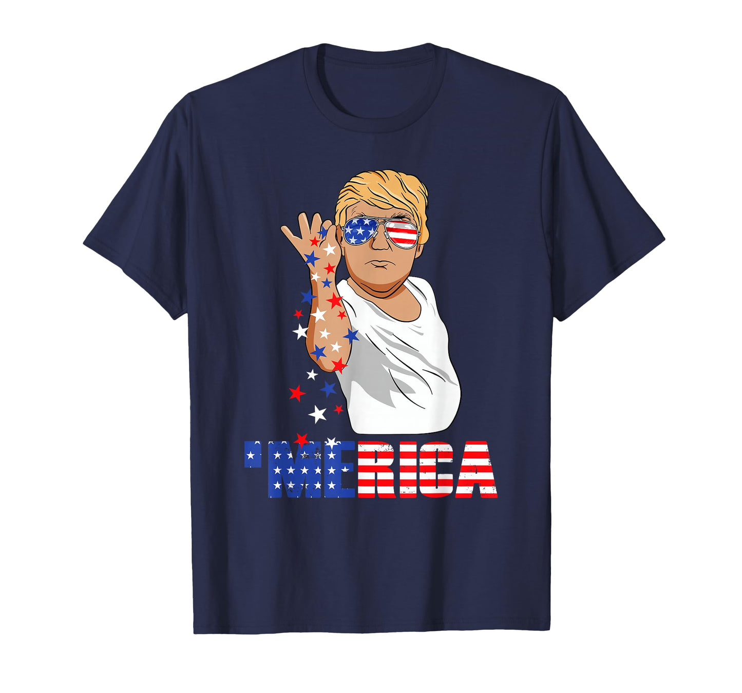 Funny Trump Salt Merica Freedom 4th of July T-Shirt Gifts T-Shirt