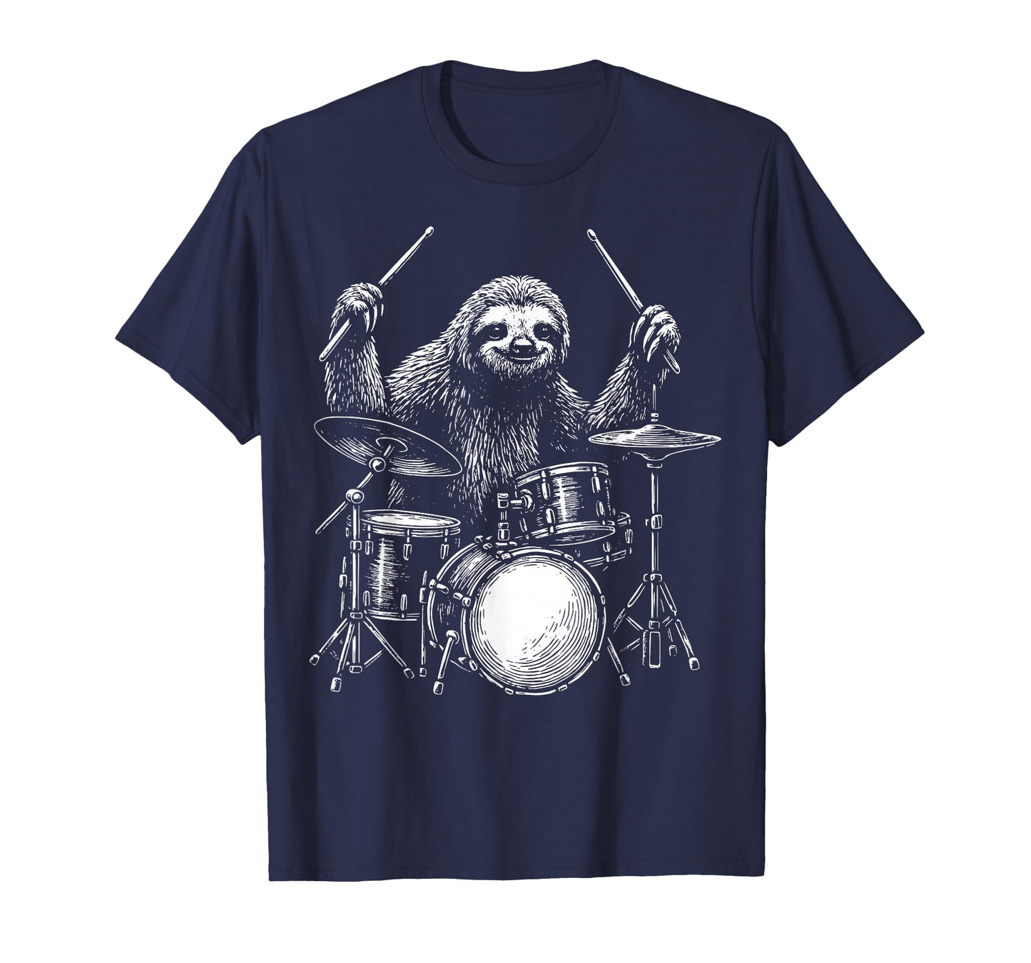 Sloth Drummer T-Shirt