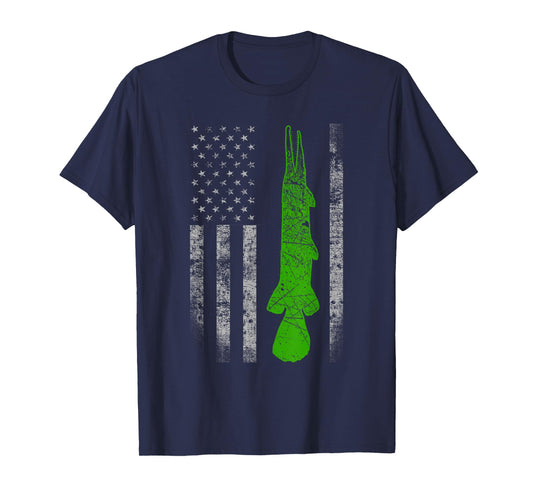 Alligator Gar Flag - Alligator Gar Fishing T-Shirt