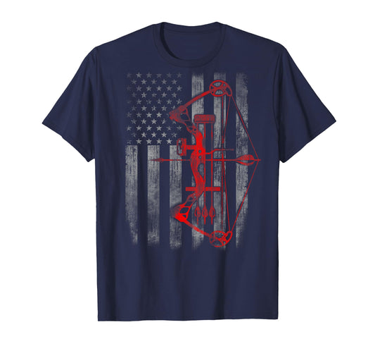 Bow Hunting Flag Archery T-Shirt