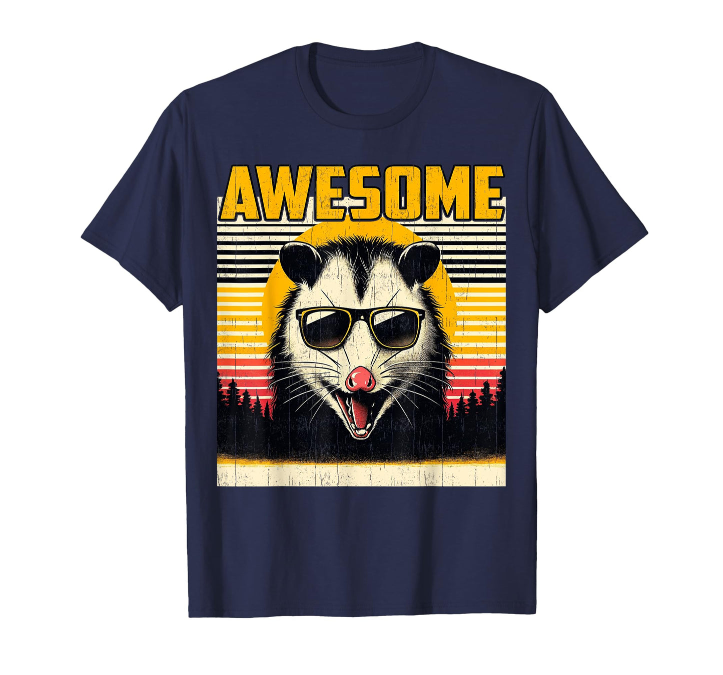 Opossum-Shirt Funny Awesome Possum Men Dad Father's Day T-Shirt