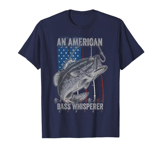 Patriotic anglers American Bass Pro whisperer fisherman T-Shirt