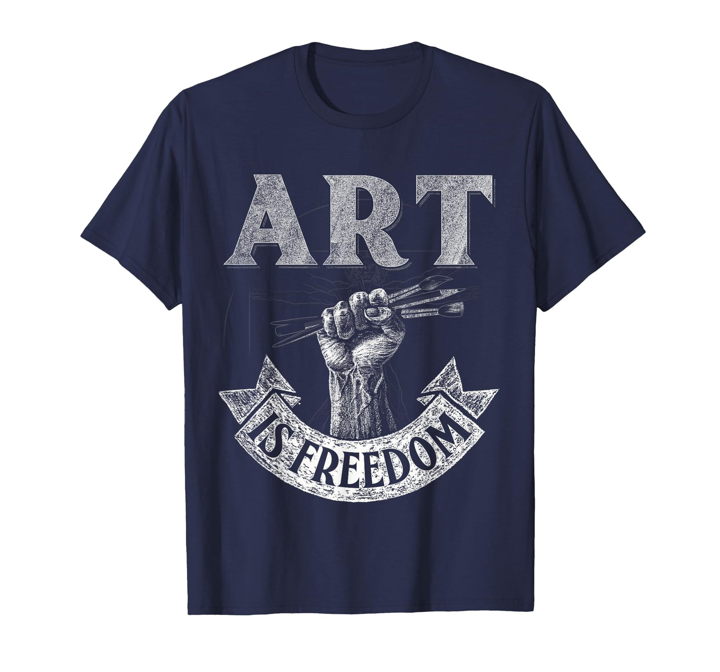Art is Freedom great t shirt for artists who love to draw T-Shirt