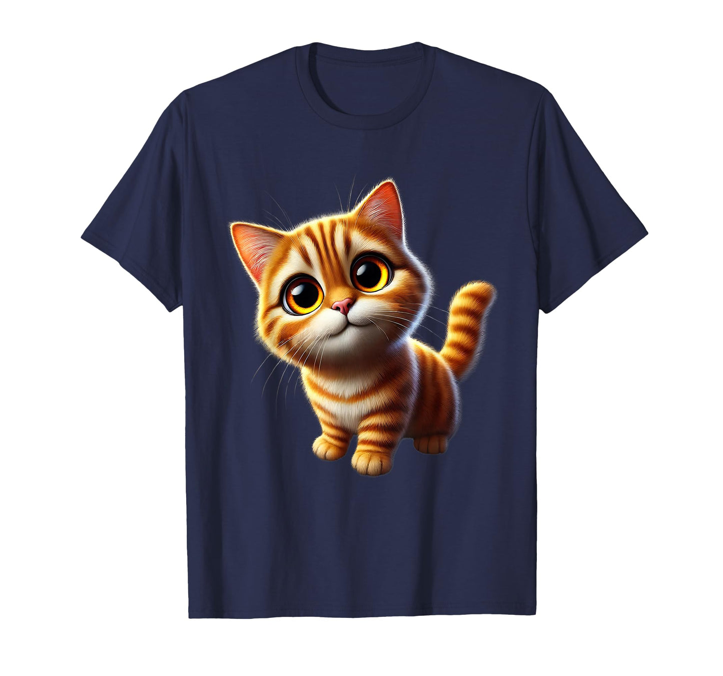 Adorable Orange Tabby Kitten Cute Cat T-Shirt
