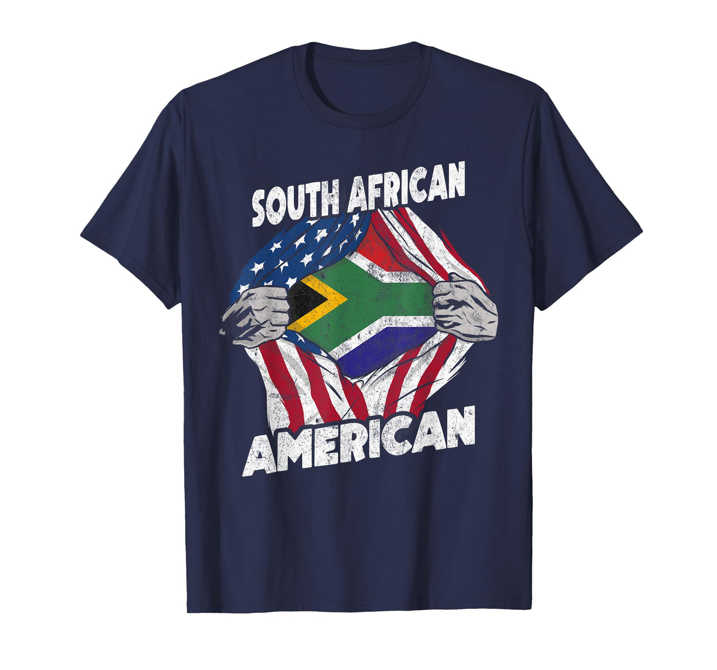 South African And American Flag South Africa Proud T-Shirt