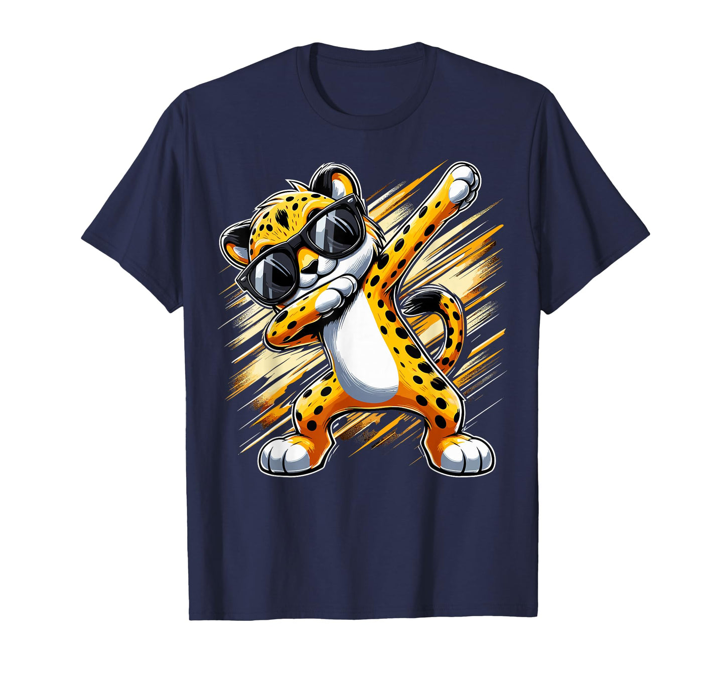 Dabbing Cheetah Sunglasses T-Shirt