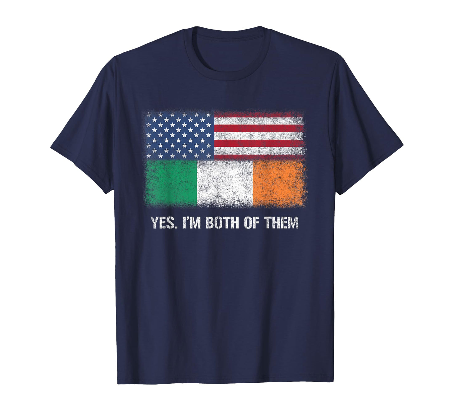 Usa Ireland Irish American Flag Dual Citizen Citizenship T-Shirt