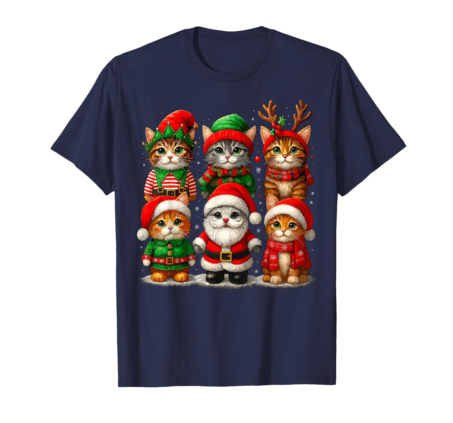 Cute Christmas Cats T-Shirt