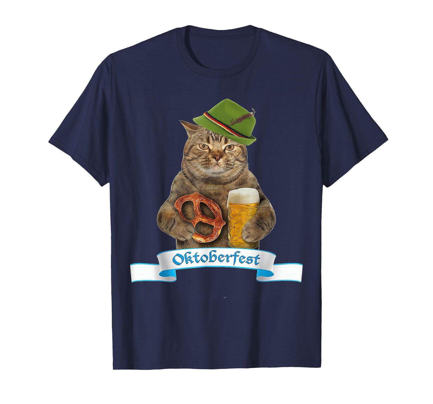 Oktoberfest Cat German Beer T-Shirt