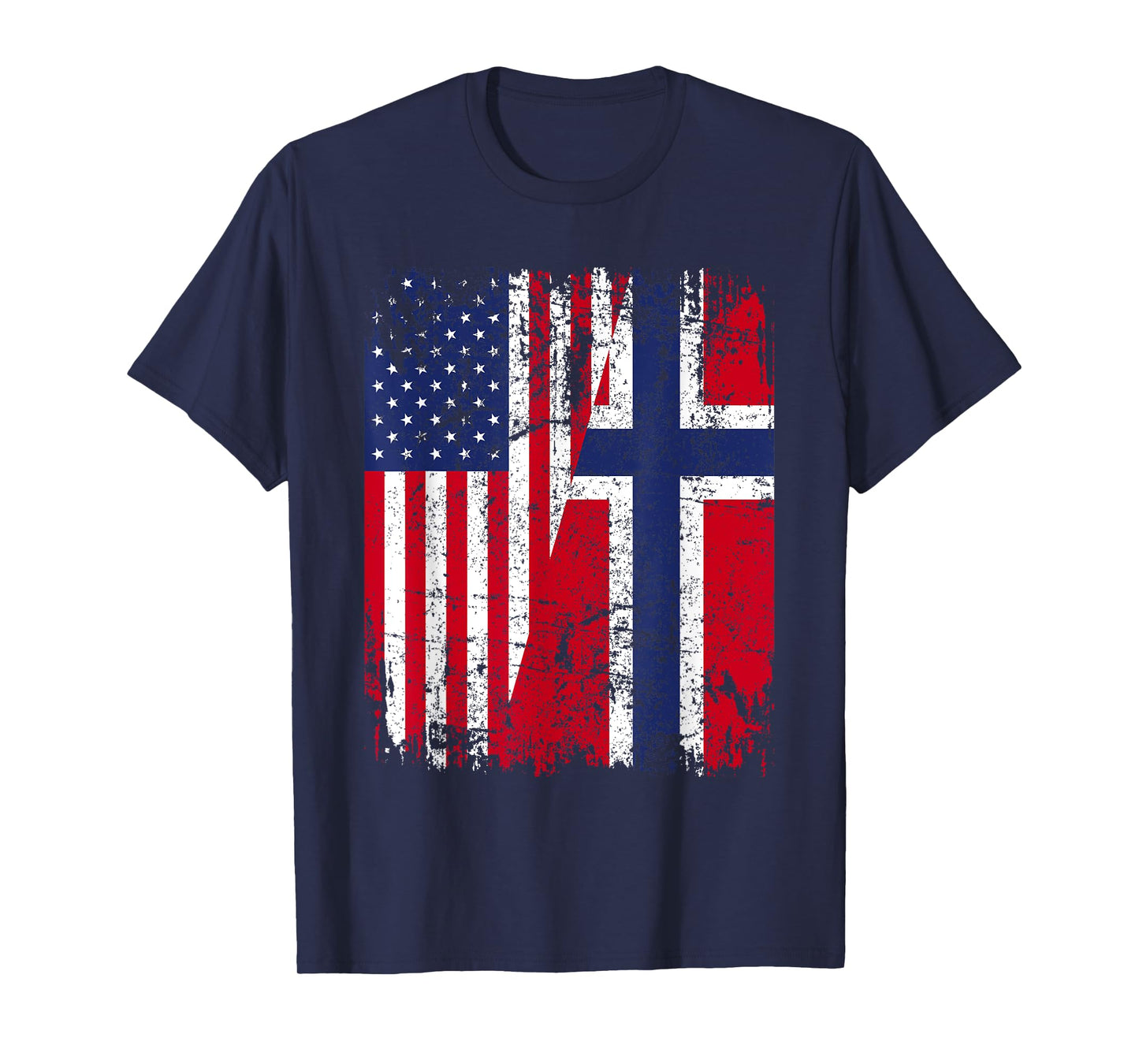 NORWEGIAN American Flag | Men Women Kids | NORWAY T-Shirt