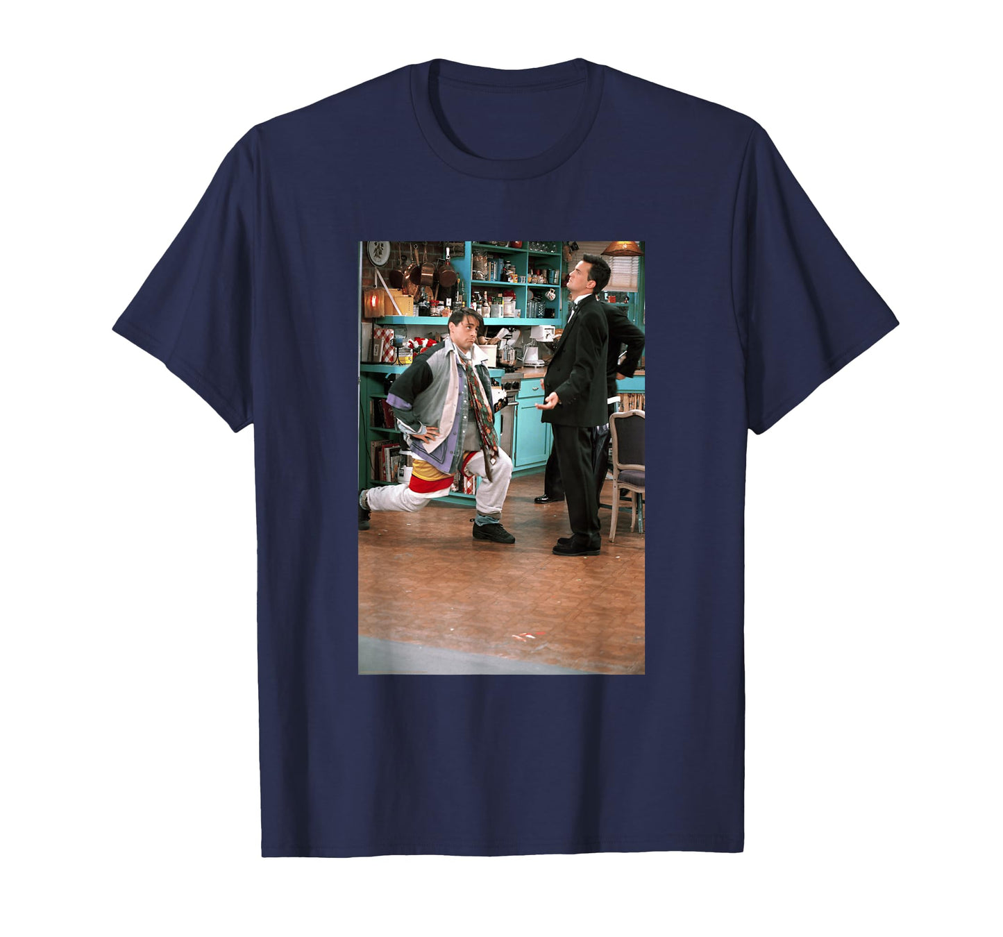 Friends Joey on One Knee with Chandler Photo TV Show T-Shirt