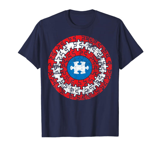 Autism Awareness Captain Shirt Support Autistic Superkid T-Shirt