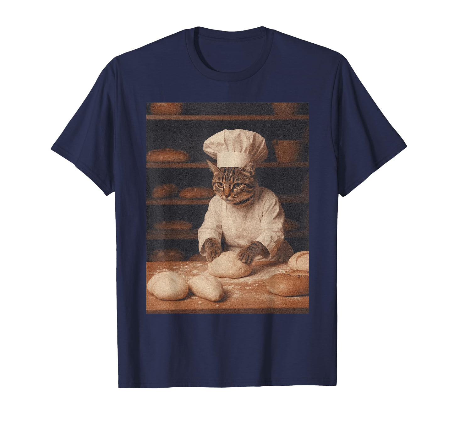 Baker Cat Baking Lover Kitty Biscuits Bakery Cat Mom Women T-Shirt