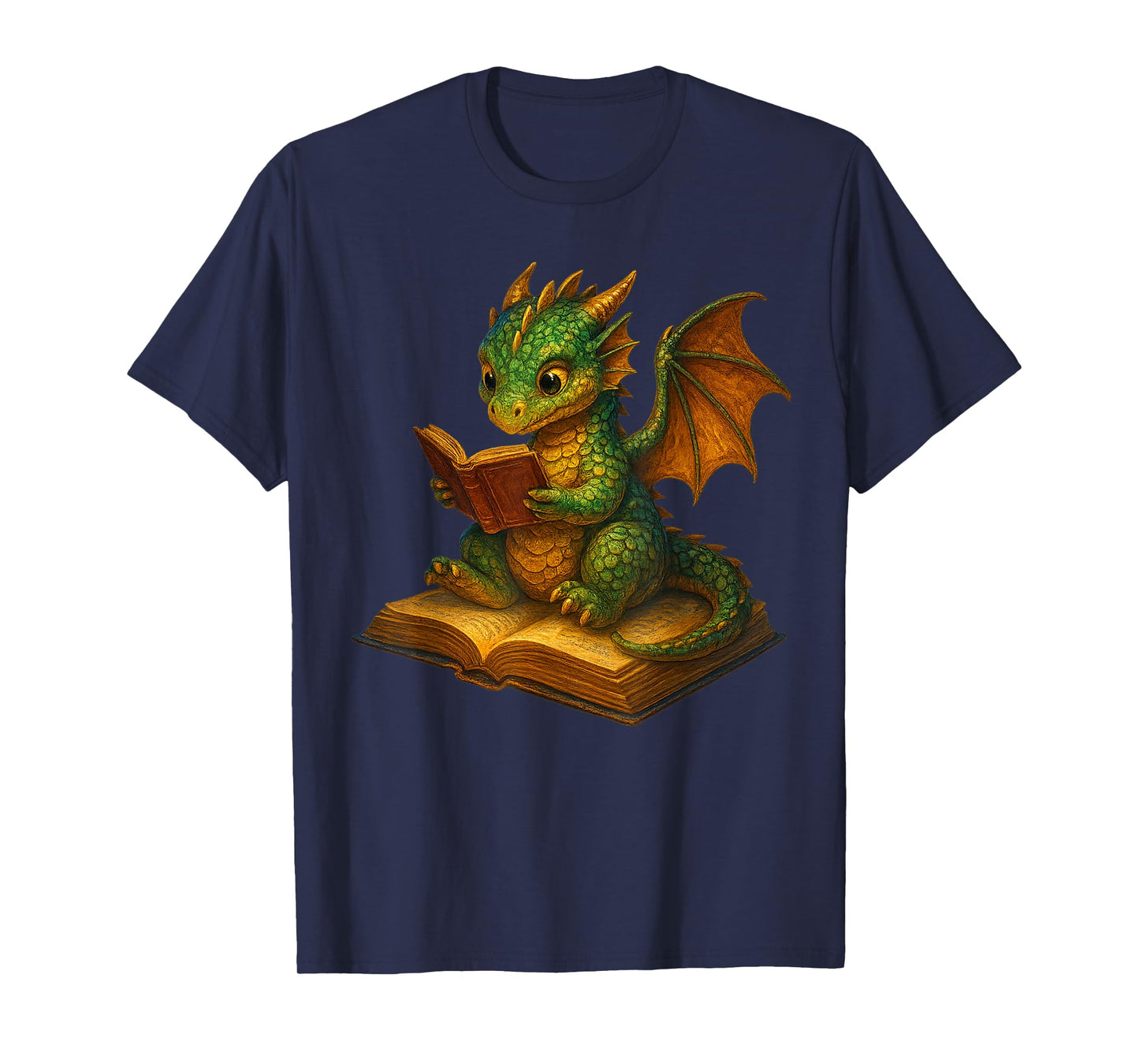 Reading Dragon Shirt for Bookish, Teacher Librarian Bookworm T-Shirt