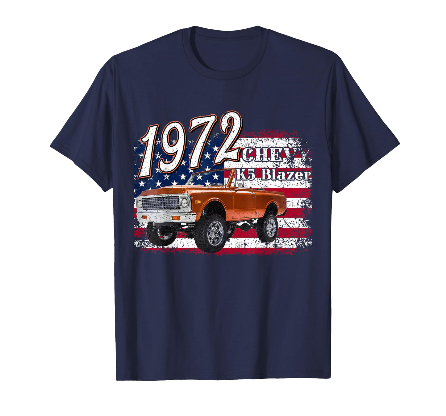 1972 72 K5 Blazer 4th Of July American Truck T-Shirt