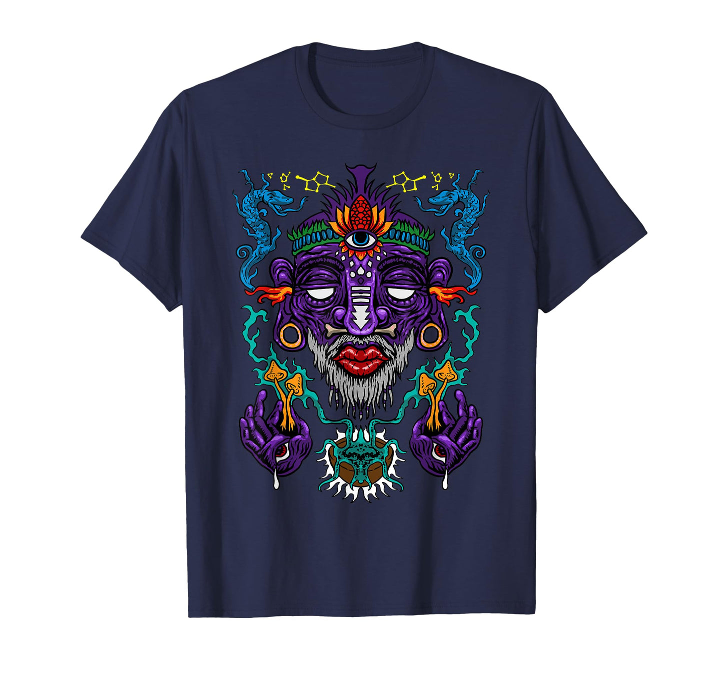 Colorful Witch Doctor | Psychedelic Shaman | Medicine Men T-Shirt