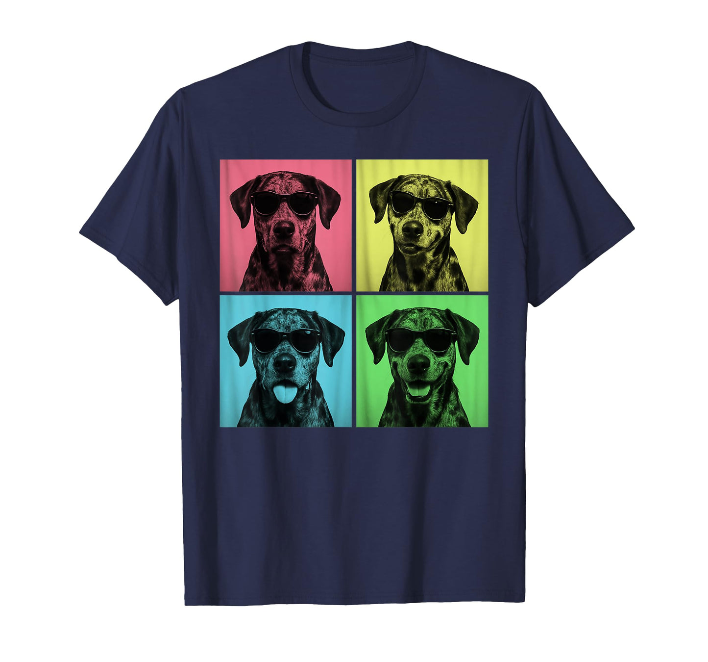 Catahoula Leopard Dog Pop Art Funny Dog Lover Photo Booth T-Shirt for Men Women Kids