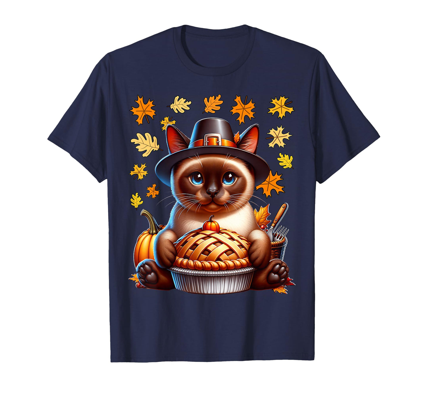Siamese Cat Thanksgiving Siamese Cat Thanksgiving T-Shirt