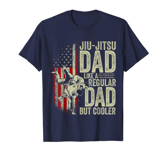 Jiu Jitsu Dad Like A Regular Dad But Cooler Vintage T-Shirt