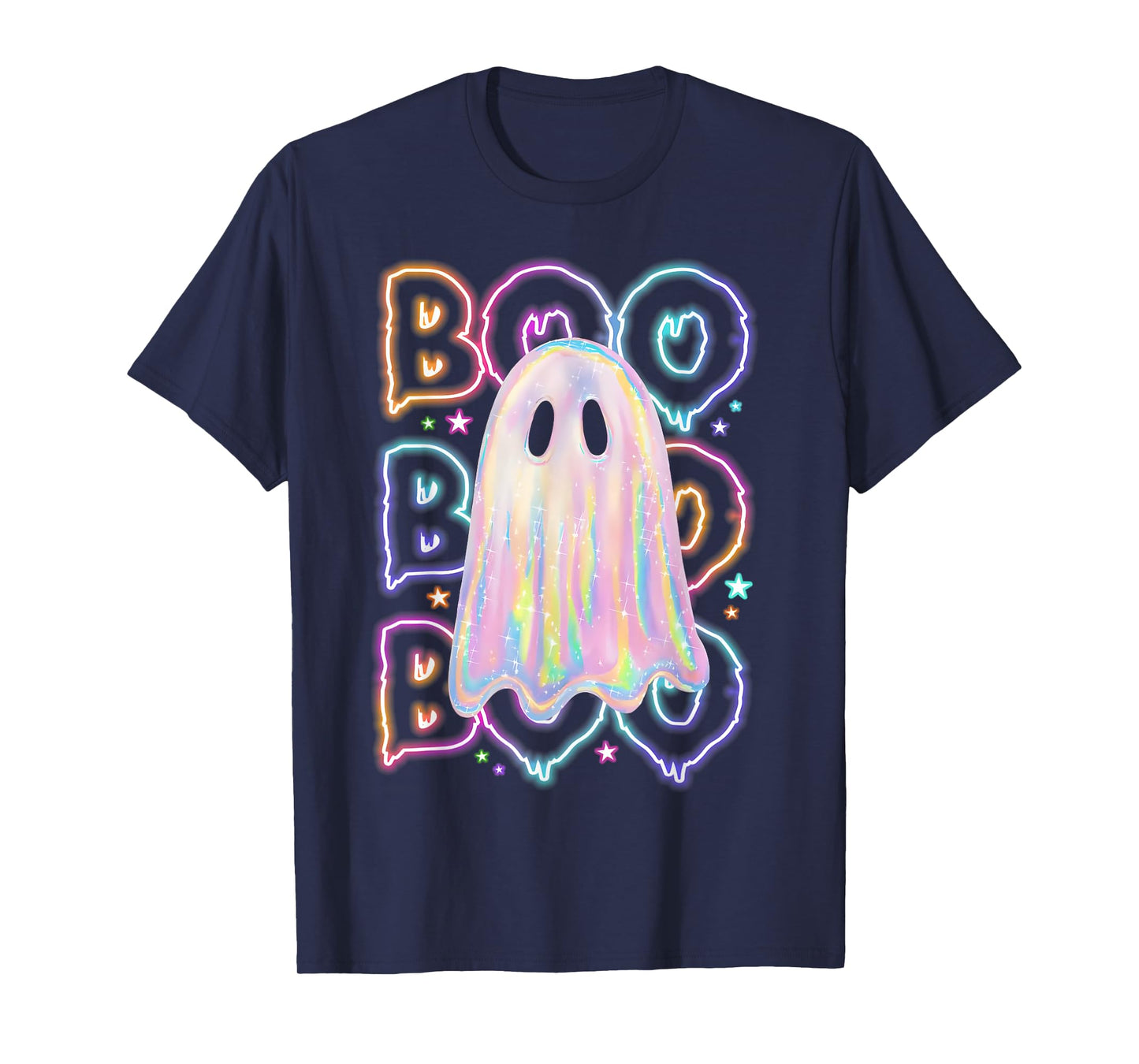 Cute Colorful Boo Ghost Boujee Halloween Costume Kid Toddler T-Shirt