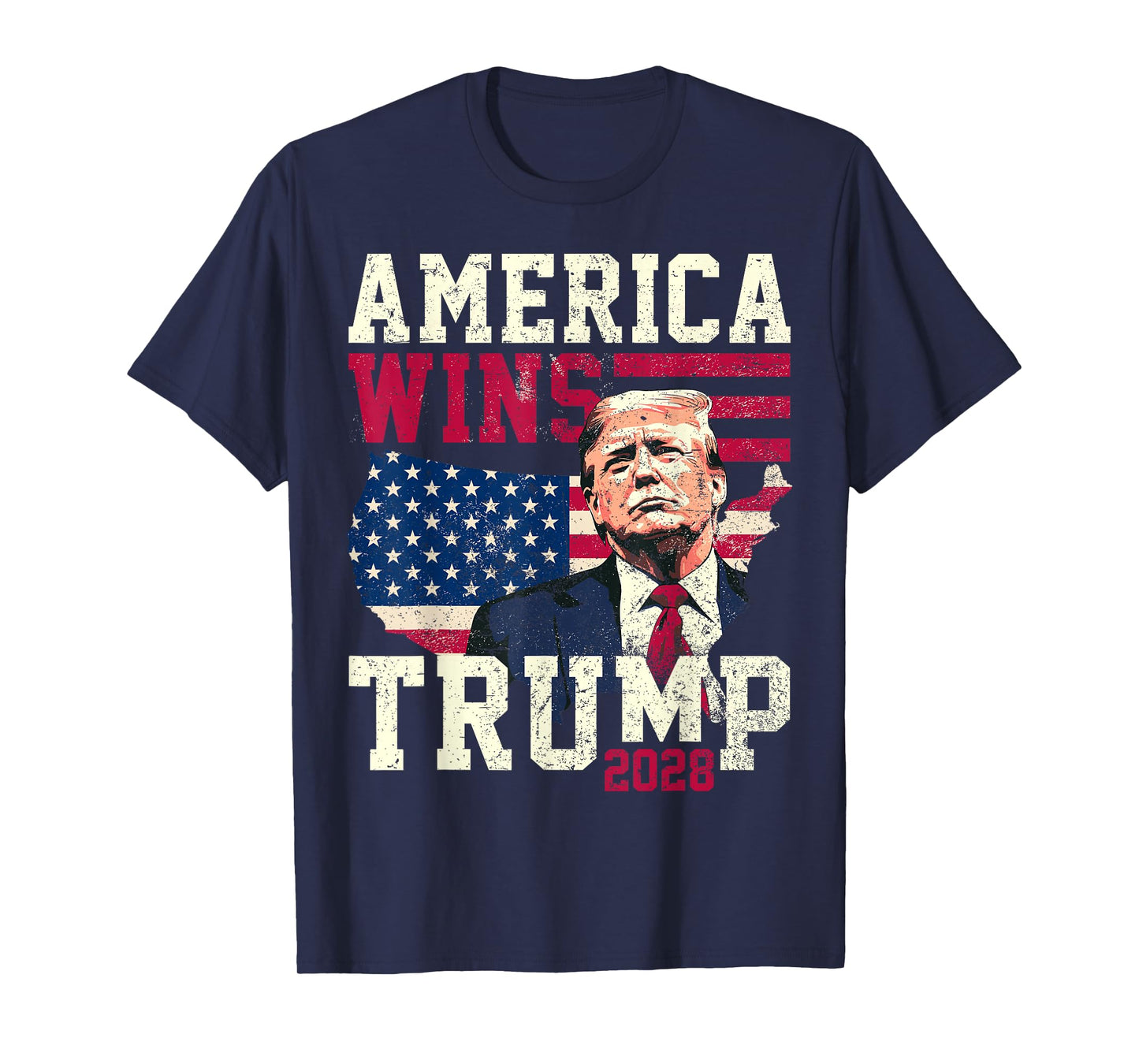 Trump 2028 America Wins T-Shirt
