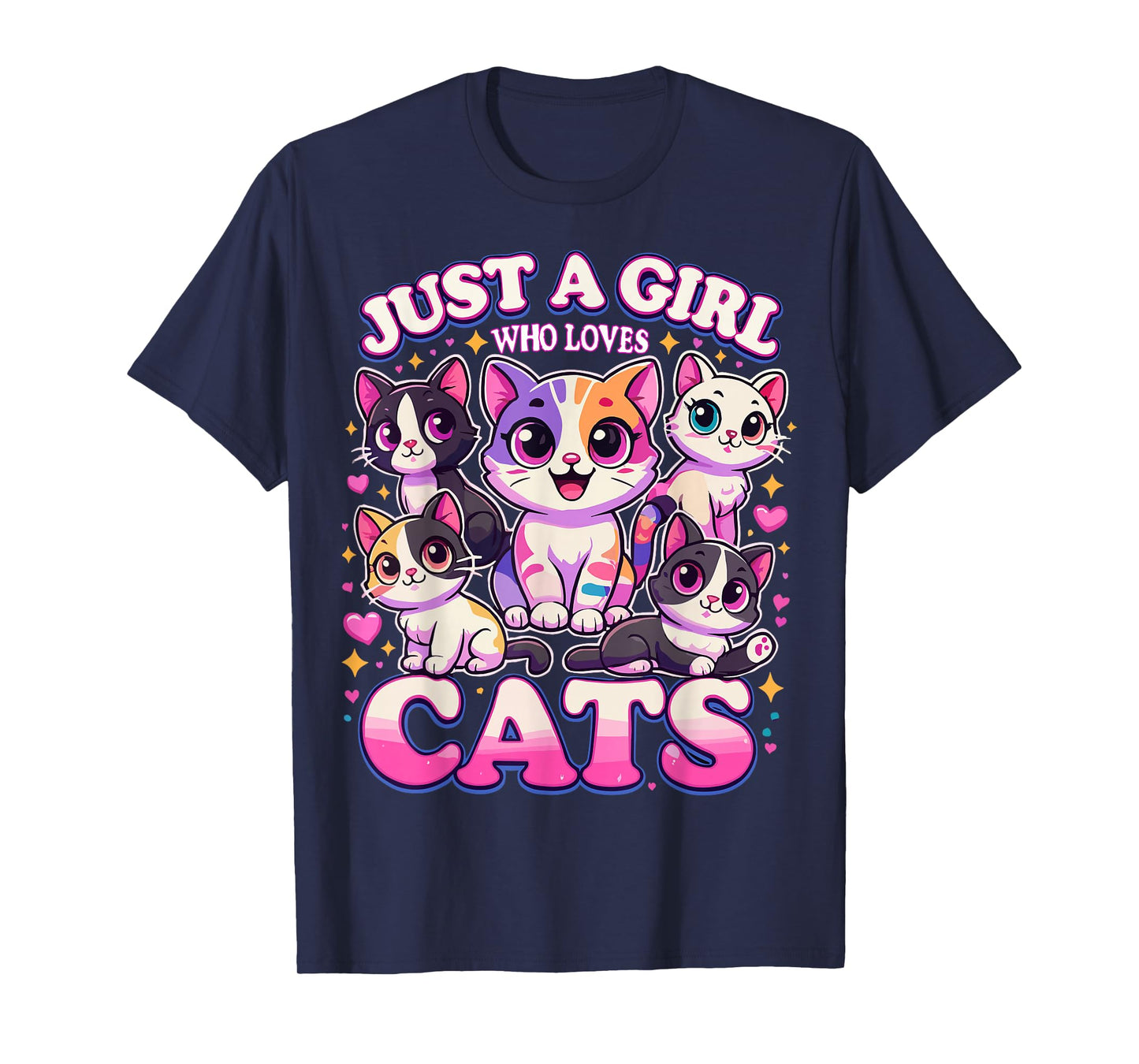 Cat Just a Girl Who Loves Cats T-Shirt