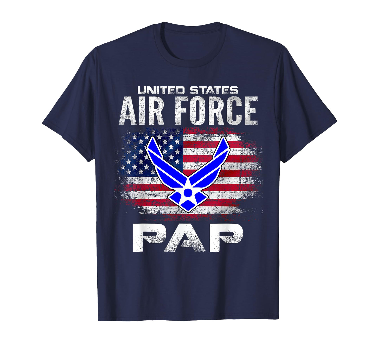 United States Flag American Air Force Pap Veteran Day T-Shirt