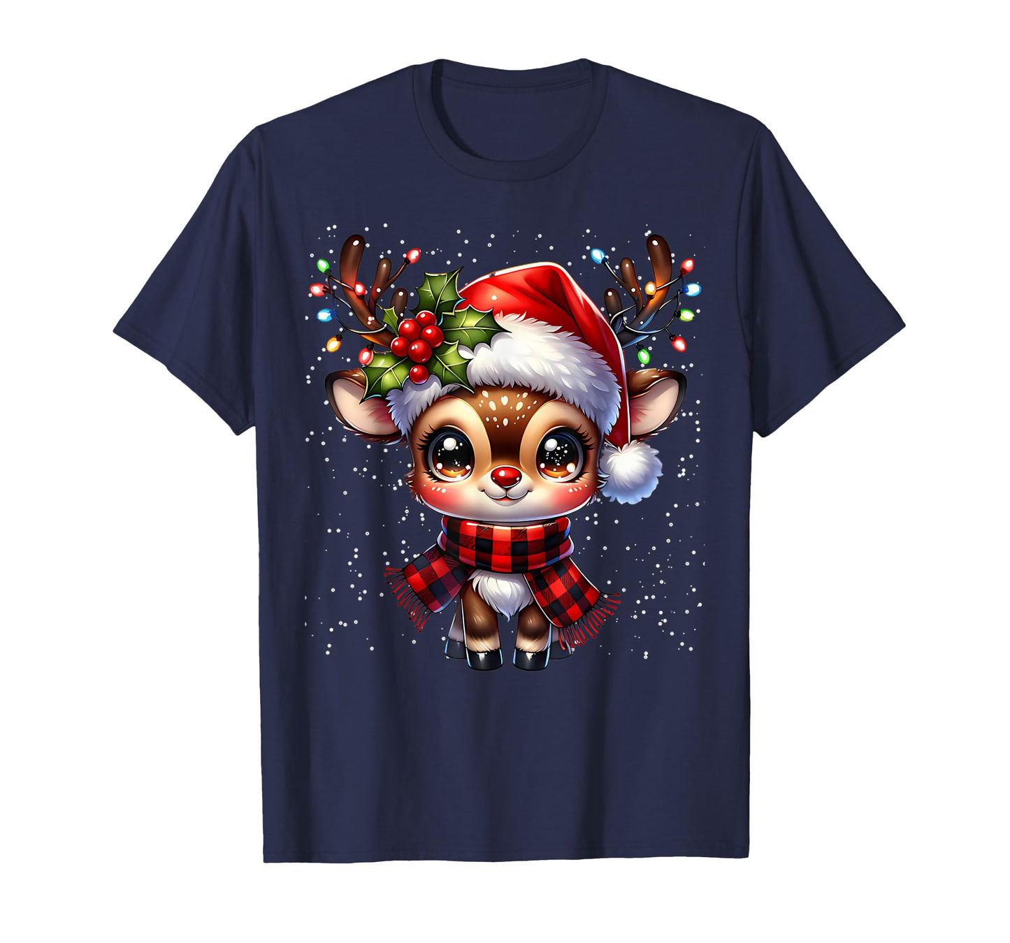 Merry Christmas Reindeer Men Women Family Matching Reindeer T-Shirt